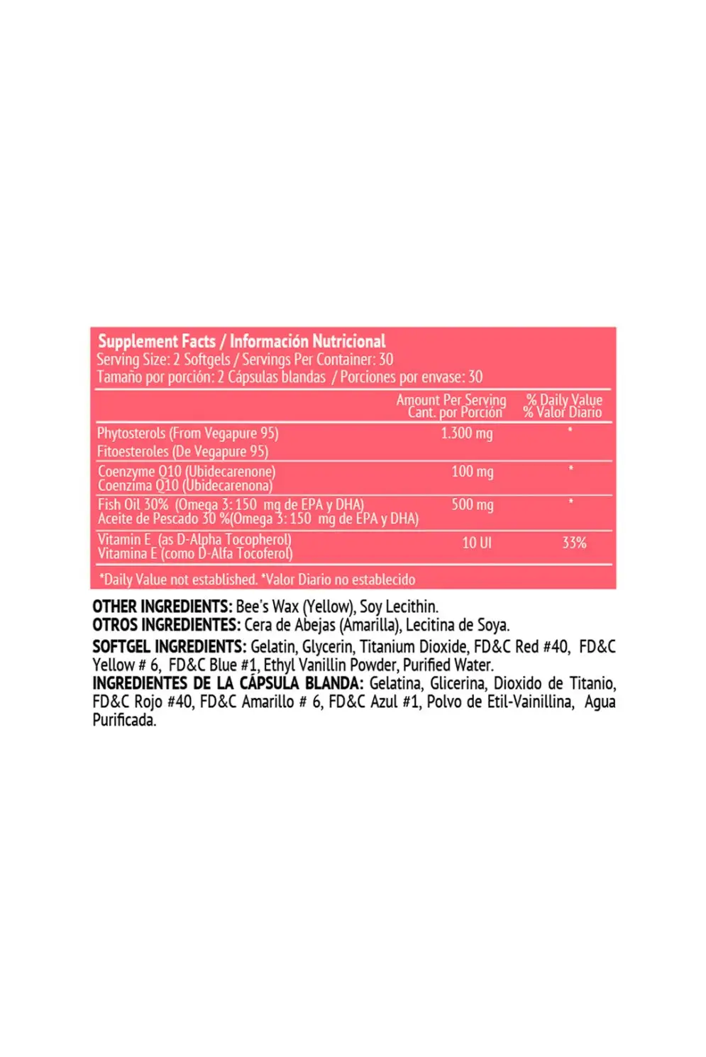 CARDAID 60 SOFT (NATURAL PLANT STEROLS, OMEGA 3 COENZYMA Q10 AND VITAMIN E_3 CARDAID 60 SOFT (NATURAL PLANT STEROLS, OMEGA 3 COENZYMA Q10 AND VITAMIN E - Imagen 2